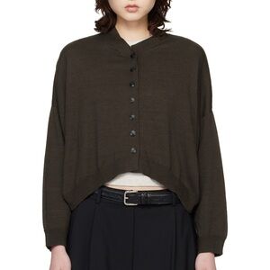 CORDERA
Brown-moss Cotton & Cashmere Cardigan